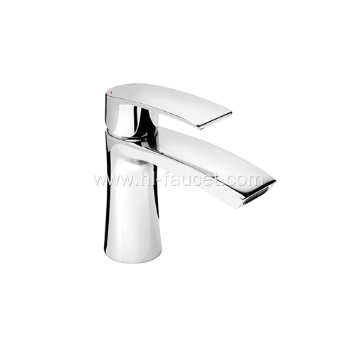 Chrome Plated Brass Deck Mount Waterfall Basin Faucet